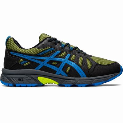 Asics Gel-Venture 7 - Miesten Polkujuoksukengät - VaaleanVihreä/Sininen